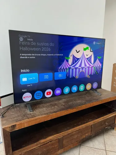 ( PEGO TV MENOR ) SMART TV 55 4K UHD Google TV