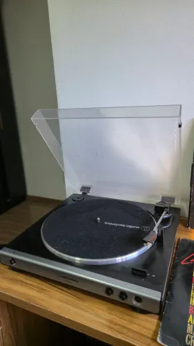 Toca discos audio techica + discos