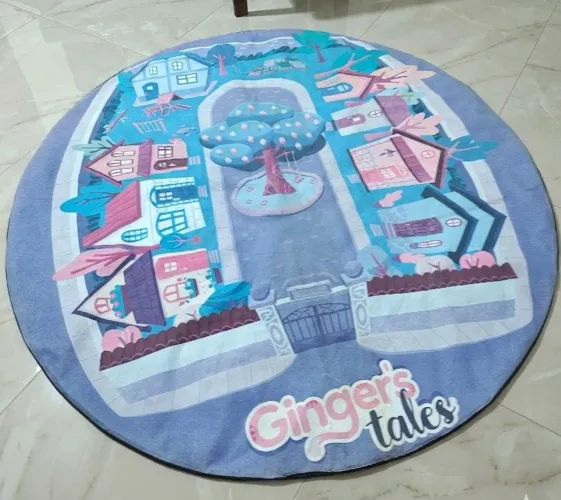 Tapete circular infantil 