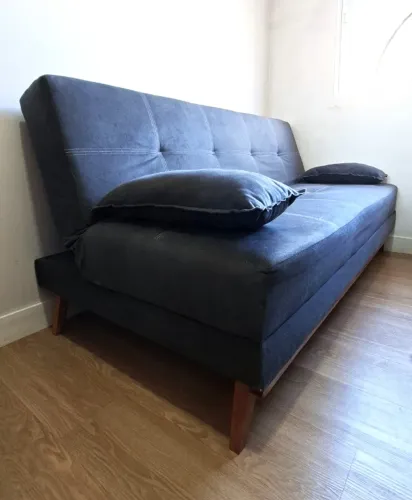 Sofá cama 3 lugares reclinável