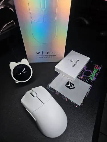 Mouse WL MOUSE HUAN Magnésio Dongle com Tela Personalizável