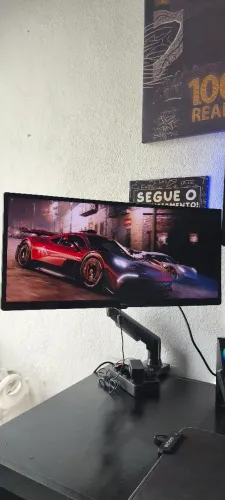 Monitor gamer ultrawide LG 25 polegadas 75hz