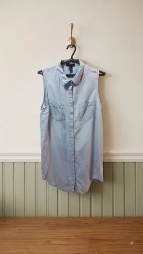 Vestido Chemise Jeans | Forever 21 | Tam M