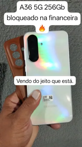 Vendo celular Samsung A36 5G 256Gb 15 dias para retirada de peças ou arrumar 