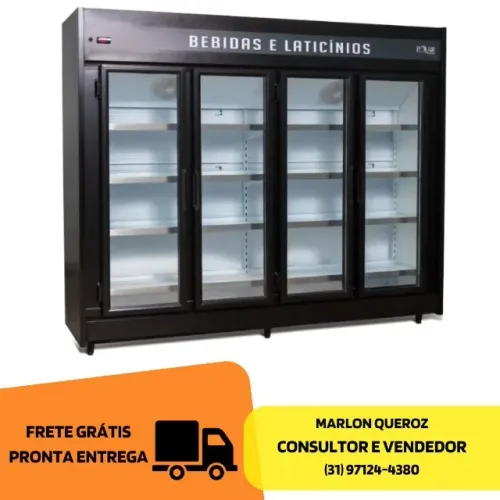 Cervejeira Porta de Vidro 560L Fricon 127V