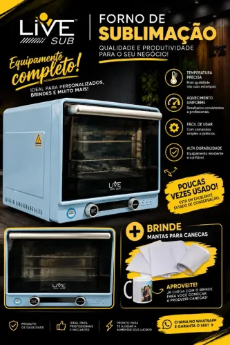 Forno de sublimação