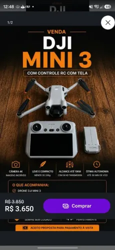 Drive mine 3 zero com caixa e todos acessórios