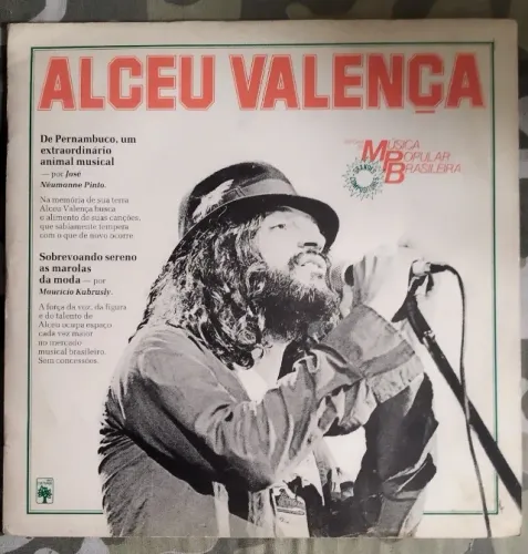 Vinil LP Alceu Valença - História Da Música Popular Brasileira (1984) MPB / Forró / Psicod