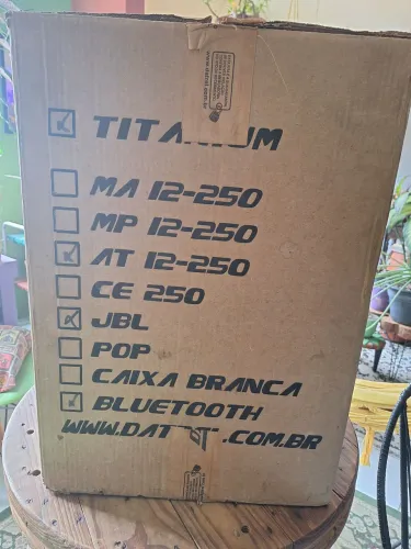Caixa Ativa Datrel 12" falante JBL 