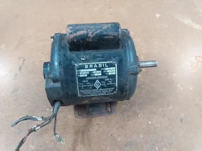 Motor Brasil hp 1/4 usad funcionando perfeitamenteo