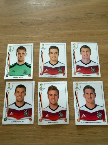Figurinhas Alemanha copa do mundo 2014