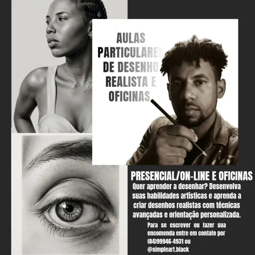 Aulas particulares de desenho realista 