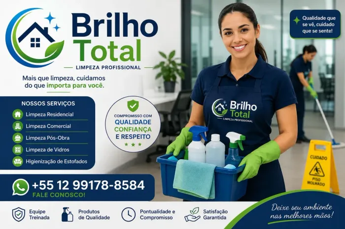 Limpeza é organização!