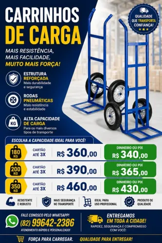 Carrinhos de Carga (NOVOS)