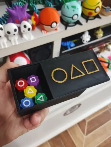 Jogo Gonggi (Round 6, Squid Game) - Desafio Netfliix Seong Dorama Séries - NerdDog Store