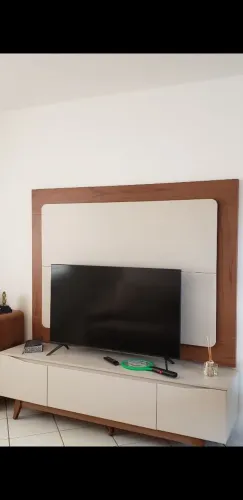 Painel Oslo Off white/Canela
