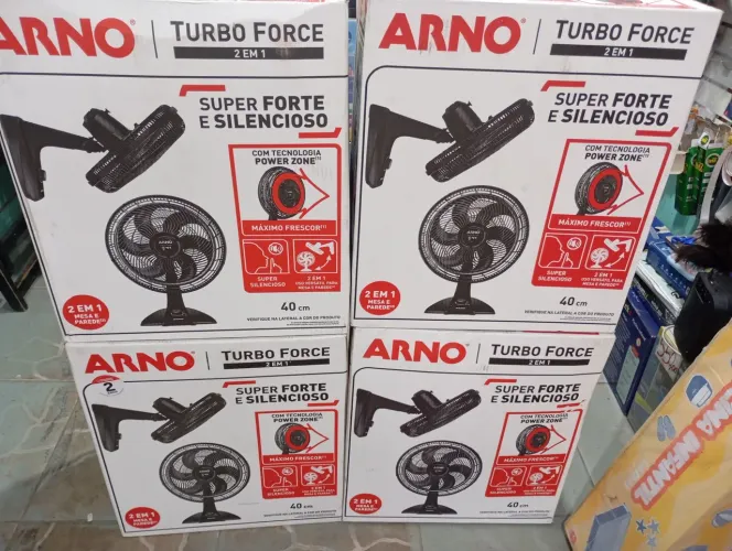 Ventilador Arno turbo 40cm por 259,00 reais