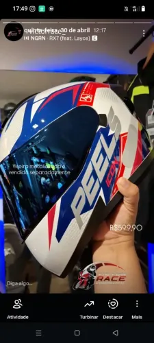 Capacete Ícon Peels 