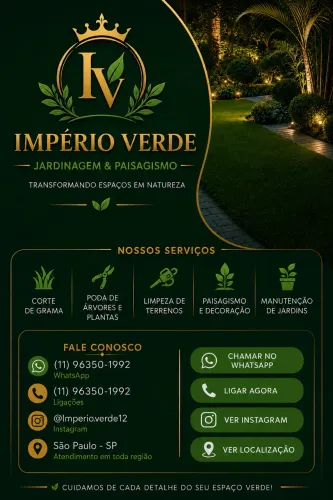 Serviços de jardinagem e manutenção 