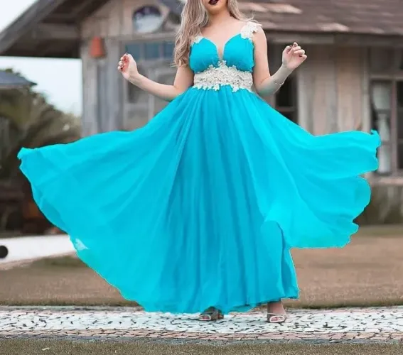 Vestido de festa eventos casamento formatura