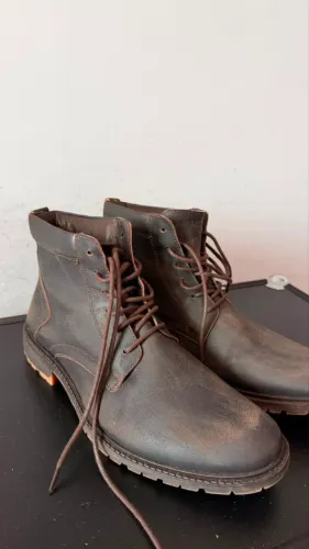 Bota Shelter Couro Masculina 42