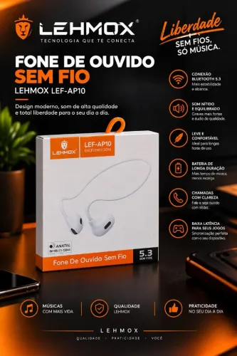 Fone de ouvido Sem fio 