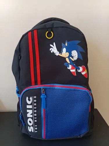 mochila de costas sonic marca luxcel seminovo