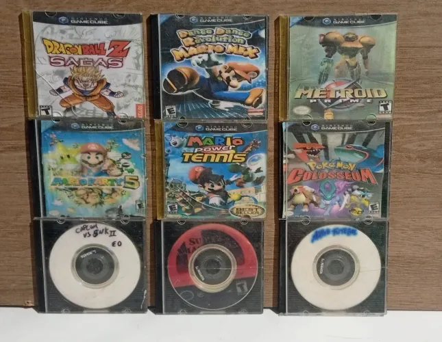 Jogos do Nintendo Game Cube Coleção 