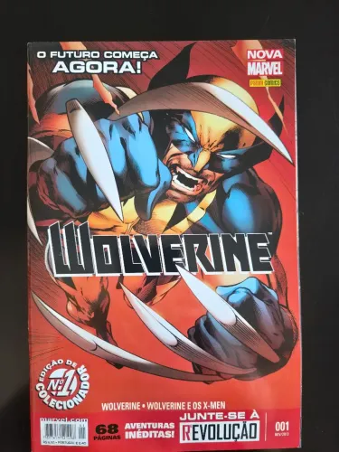Hq Wolverine Nº 1 - Nova Marvel Panini (2013) Edição De Estreia