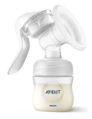 Nova - Bomba de mama manual sem Bpa Avent 118ml Philips