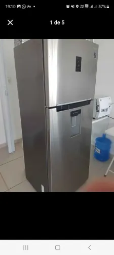 Geladeira Samsung Duplex Frost Free Inox 385L 110V - Estado de Nova