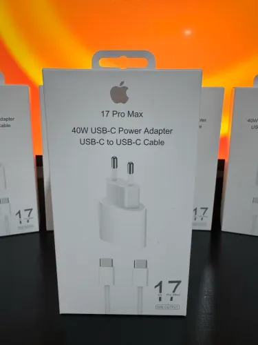 Carregador 40w Usb-c Com Cabo Reforçado compatível Iphone