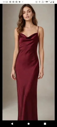 Vestido cetim
