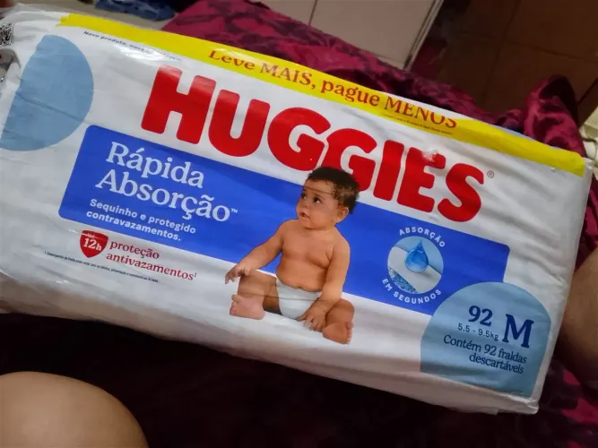 Fralda Huggies vendo ou troca 