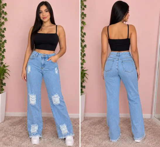 Calça jeans feminina tm 36 