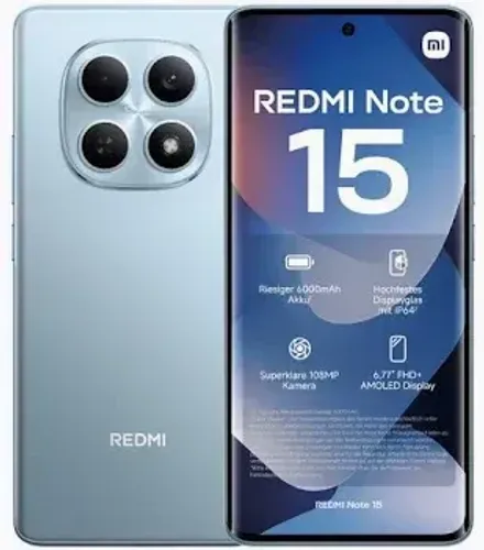 XIAOMI REDMI NOTE 15 4G 128GB/6GB RAM - 1 ANO DE GARANTIA