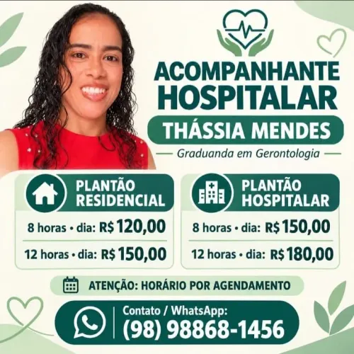 Acompanhante hospitalar e domiciliar 