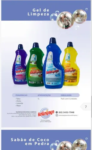 Produtos de limpeza