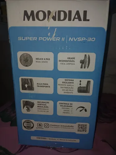 Vendo ventilador de mesa, novo.