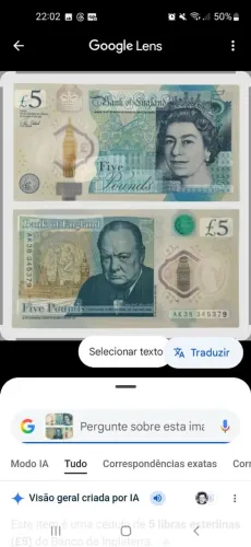 Nota de 5 libras
