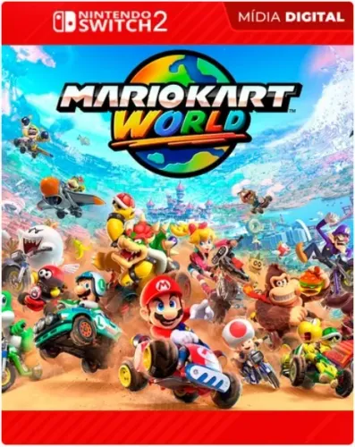 Jogo Mario Kart World (digital) - Nintendo Switch 2