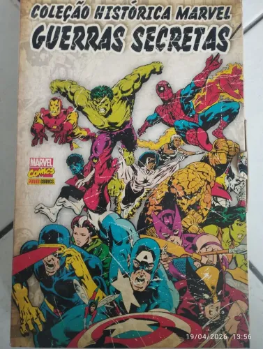 HQ quadrinhos Marvel Coleção Histórica Marvel Guerras Secretas