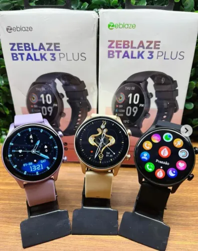 Relógio Inteligente Zeblaze Btalk 3 Plus Atende e faz ligação (Novo com garantia)