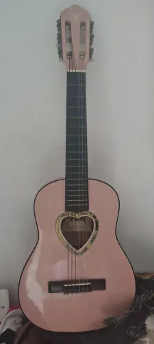 Violão Infantil Rosa PHX
