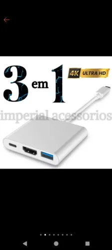 Adaptador tipo c HDMI USB ..