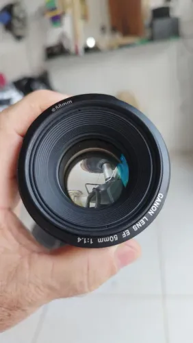 lente  canon 50 mm 1.4