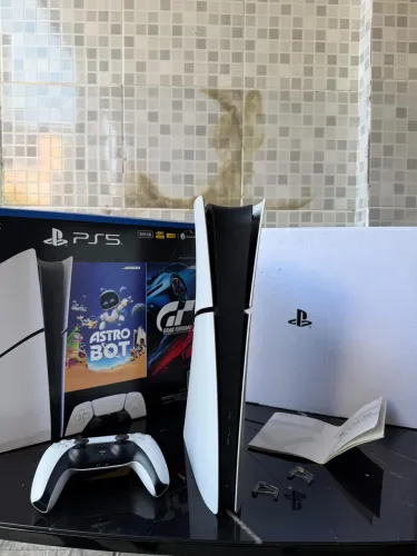 Ps5 slim digital com caixa seminovo