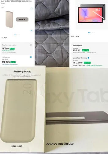 S10 lite + Power Bank 20k mAh