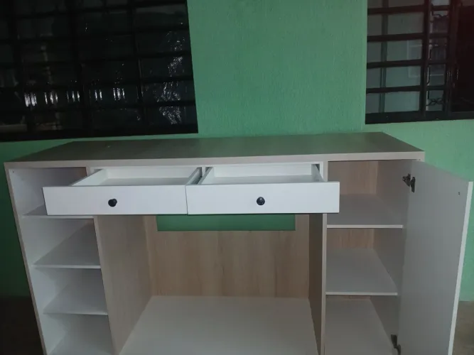 Balcão novo madeira tudo no MDF