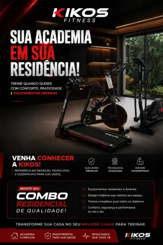 Equipamentos de treino resindenciais.